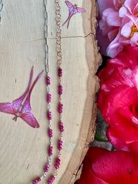 Image 3 of Ruby Love Link Necklace 