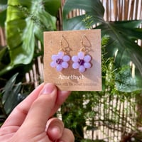 Image 2 of Beaded Flowers Earrings
