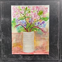 Image 1 of PotteryVase of Flowers 