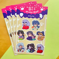 Image 1 of Inuyasha "Sit" Sticker Set