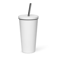Image 3 of DIVINELY PROTECTED Insulated tumbler with a straw