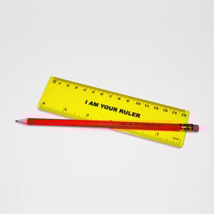 Image of Pencil and ruler set - I AM YOUR RULER