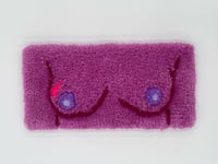 Image 1 of Light blackberry lumpectomy with dusty purple nip nops Mini Itty