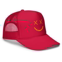 Image 2 of X's LOVE CONQUERS Foam trucker hat