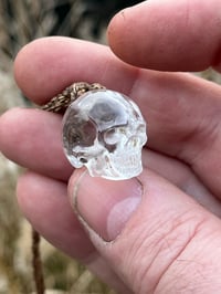 Image 2 of Crystal skull pendant.