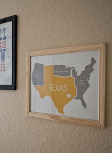 Image of Texas Print