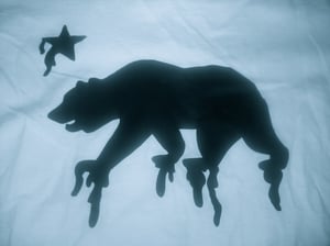 Image of California Bear Graffiti Stencil Shirt