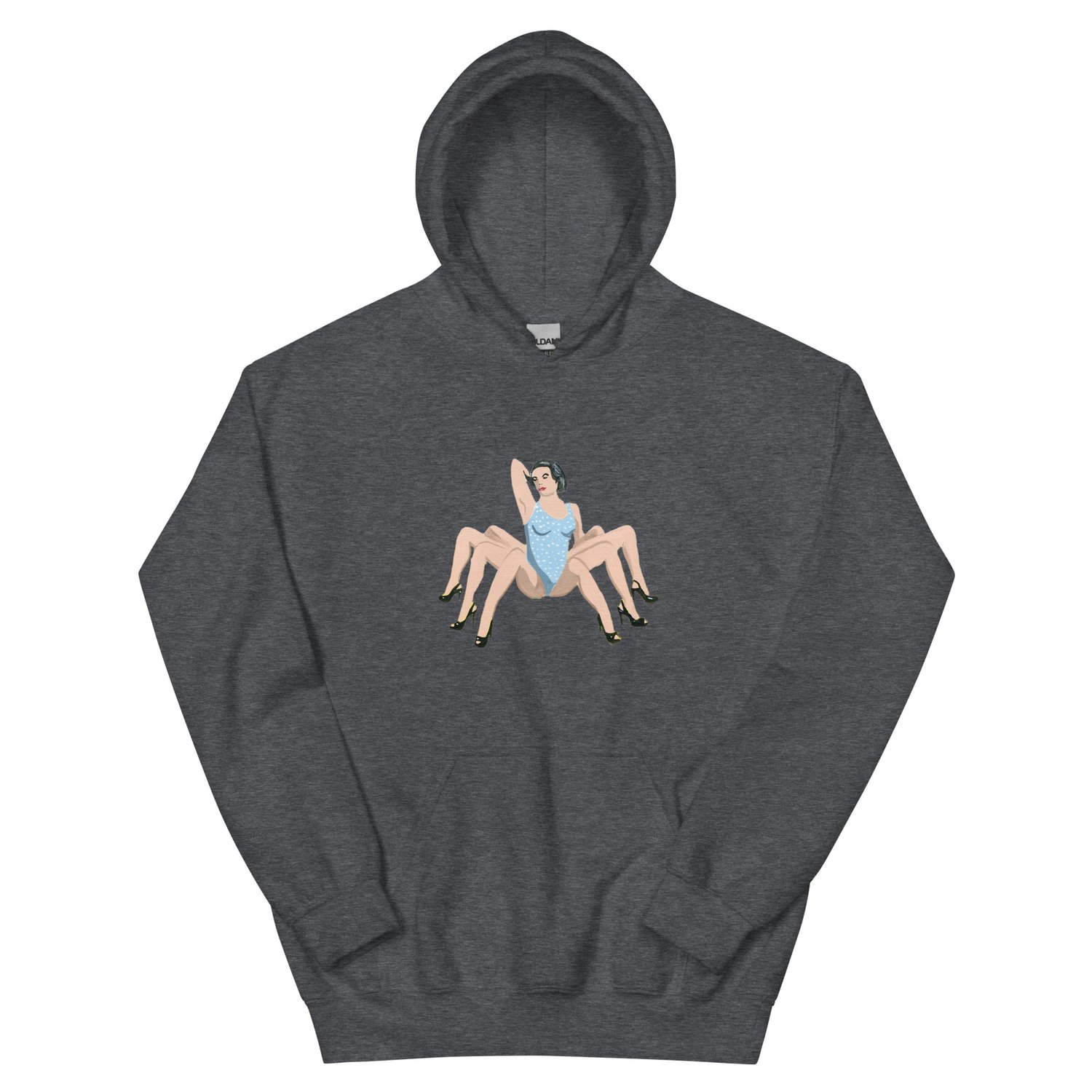 Image of EIGHT LEGGED WOMAN HOODIE