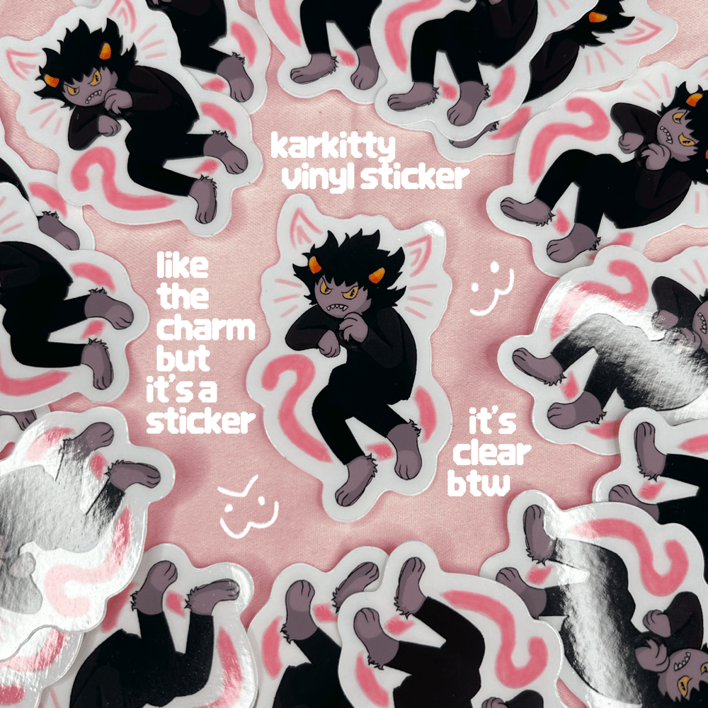 Image of Karkitty Karkat Vantas Vinyl Sticker