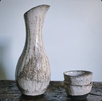 Image 1 of 3 Piece Sake Set in MOONSTONE (dark matter)