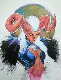 Image 3 of Galaxy con Watercolor Commissions 11 x 14 in copy