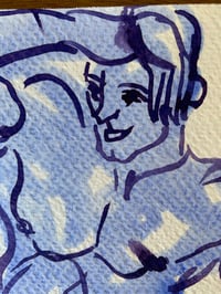 Image 2 of Watercolour ~ Blue Boys XVI