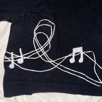 Image 3 of music cardigan