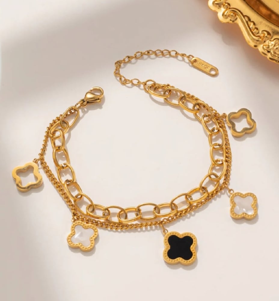 Image of Clovers of Peace Stainless Steel