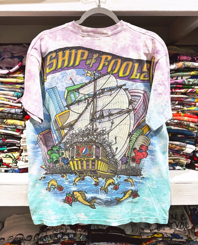 Grateful Dead 1993 Ship of Fools T-Shirt - Fits L
