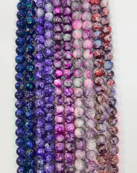 Image 3 of 10mm Multicolor Glass Bead Strands 5