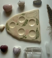 Image 4 of Palette en céramique 🎨fleurs