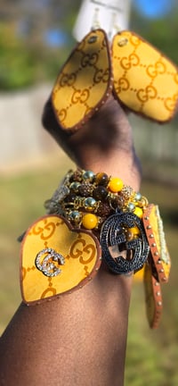 Image 5 of Mustard Gorg Girl Earrings n 4 Stack