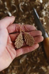 Image 5 of Oak leaf Earrings….