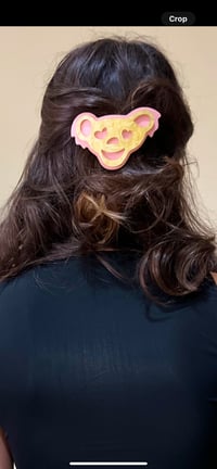 Yellow Bear Hair Barrette