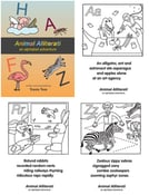 Image of Animal Alliterati - An Alphabet Adventure Coloring Book