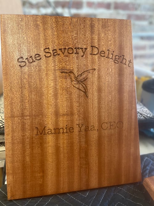 Image of Custom Hardwood Sign/Plaque