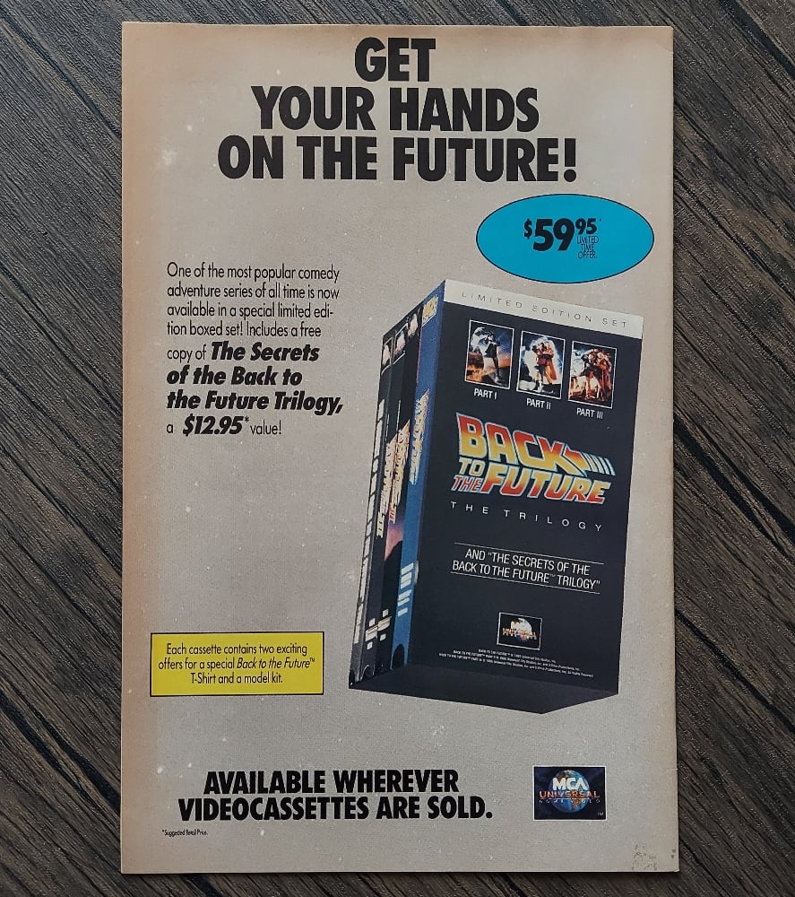 Back to the Future (The Animated Series) Promo Comic Book