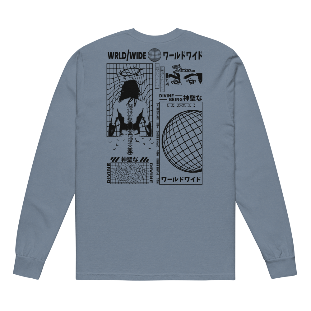 WORLDWIDE DIVINE Longsleeve (Black Print)