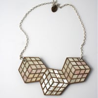 Image 2 of Cube Necklace Medium