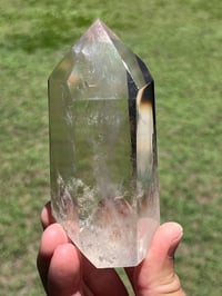 Image 3 of Smoky Citrine Blue Needle Quartz Generator #2542