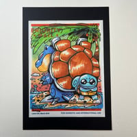 *ORIGINAL ARTWORK* The Blue Boys USPS Sticker Slap Artwork