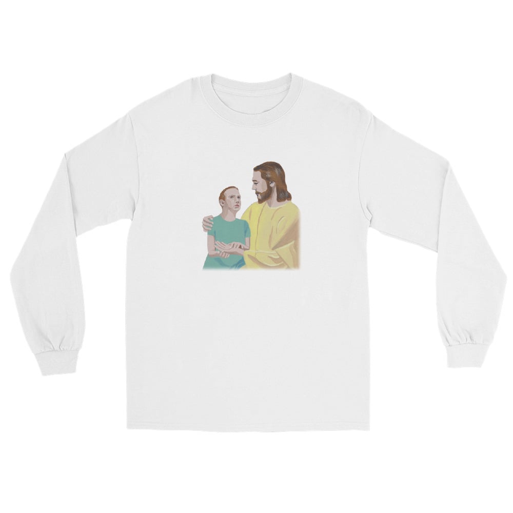 Image of MARK MEETS JESUS LONG SLEEVE SHIRT