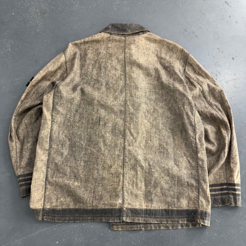 Image of SS 1998 Stone Island Lino Flax Reverse Colour Process Jacket, size XL