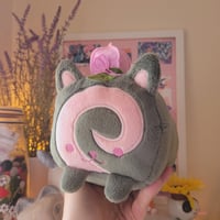 Image 2 of PRE-ORDER: Matcha Sakura Cat Roll Plush