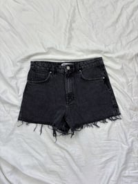 Image 1 of Zara black mom shorts // 38