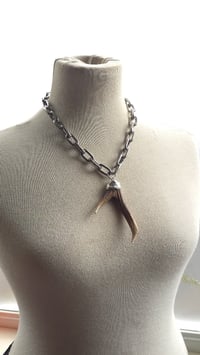 Image 6 of Deer antler chunky necklace