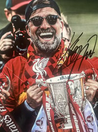 Signed Jurgen Klopp Liverpool 12x8 Picture 