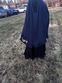 Image 3 of Open Arm Ruffle Cape 