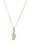 Image of Golden Notes necklace