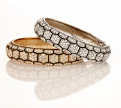Image of Crown Jewel Swarovski Crystal hinge bracelet