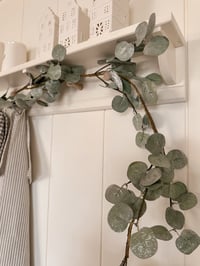 Image 1 of Simple Frosted Leaf Garland