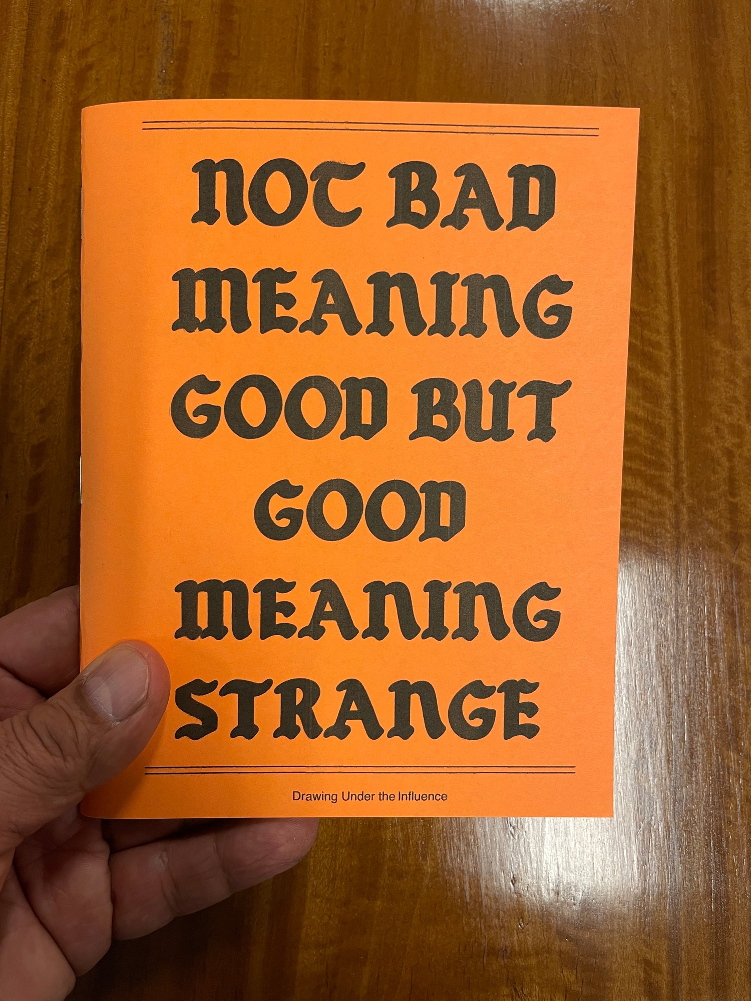 Image of Meaning Small Format Zine