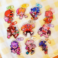 Image 1 of Sonic the Hedgehog charms