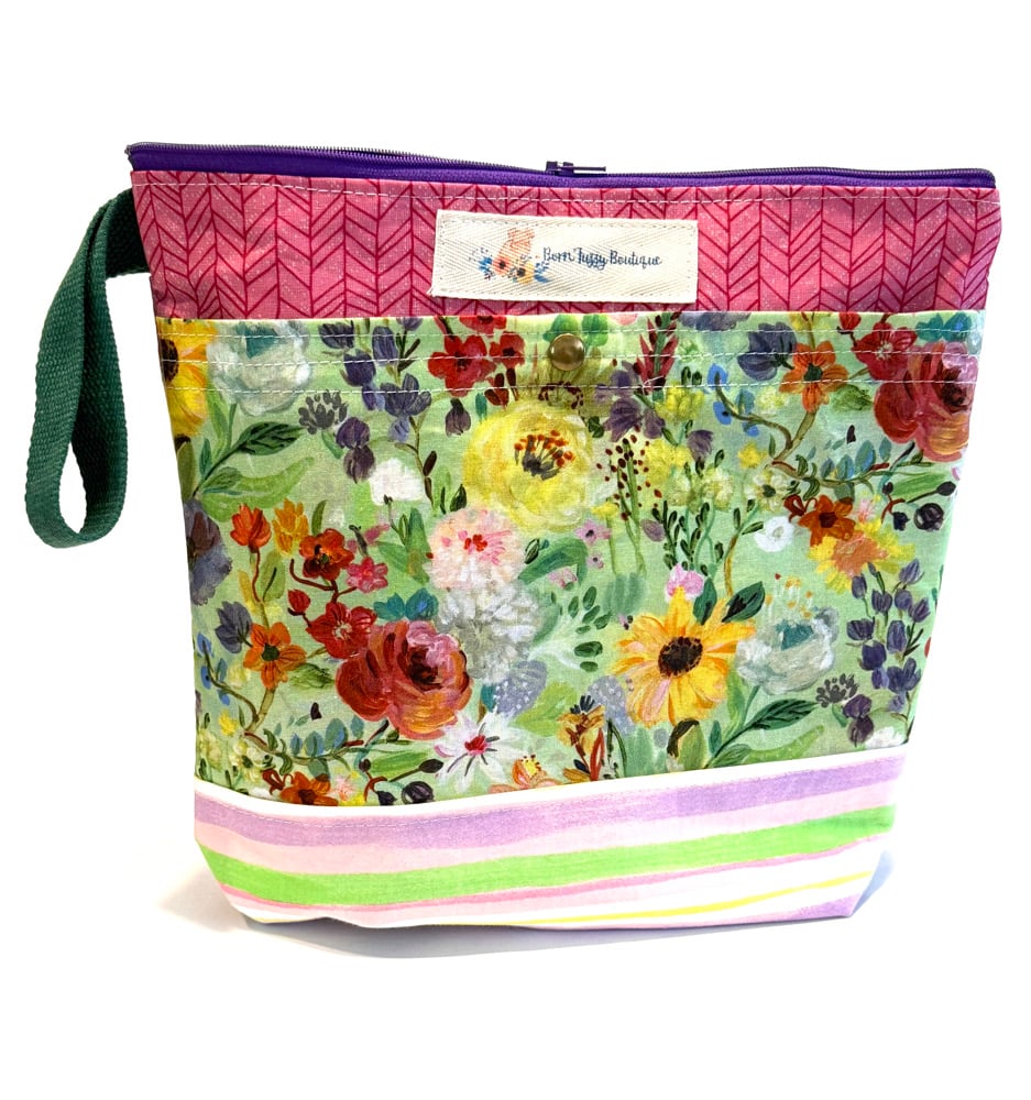 Large Zippered Project bag 🌺