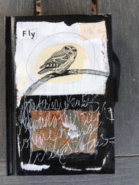 Image 1 of Owl/hand painted journal cover