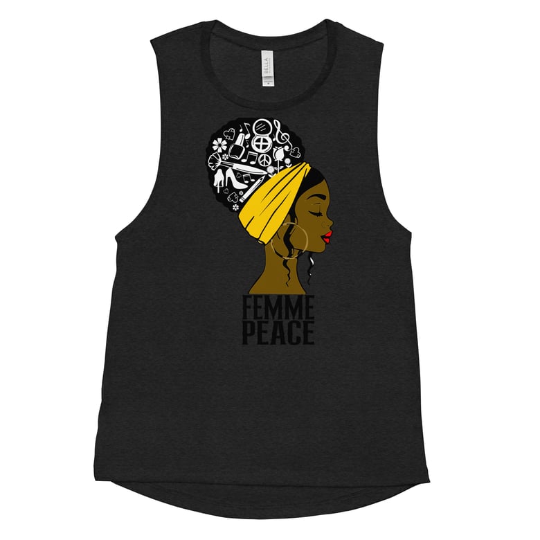 Image of Ladies’ Femme Peace Tank