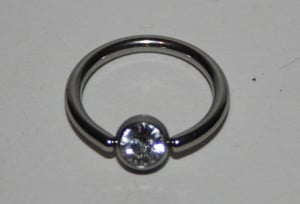 Image of Gem Ball Closure ring 