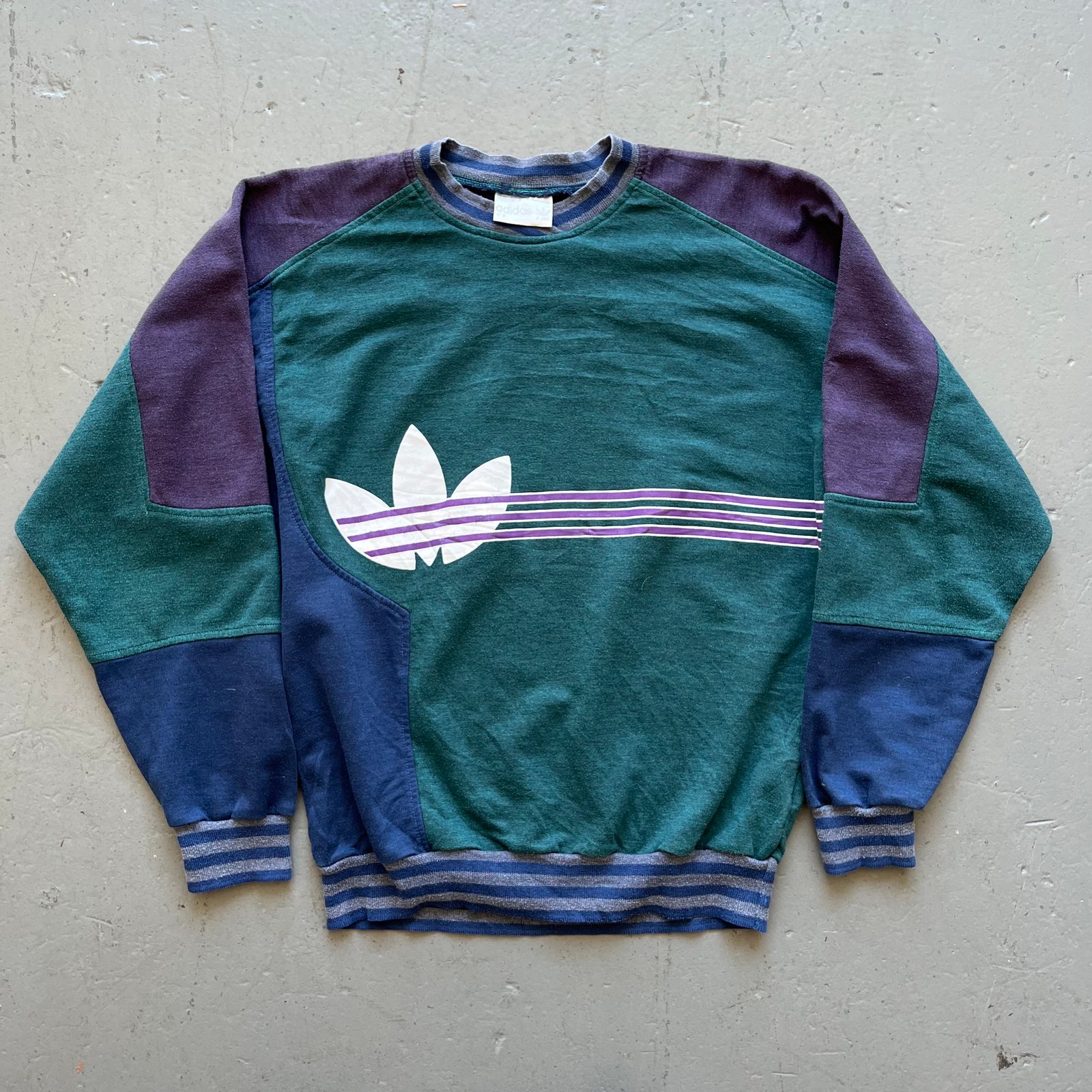 vintage 80s adidas sweatshirt