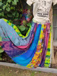 Image 4 of SAMPLE  - Paros maxi skirt waist 42 inches not tied, ties to tiny size