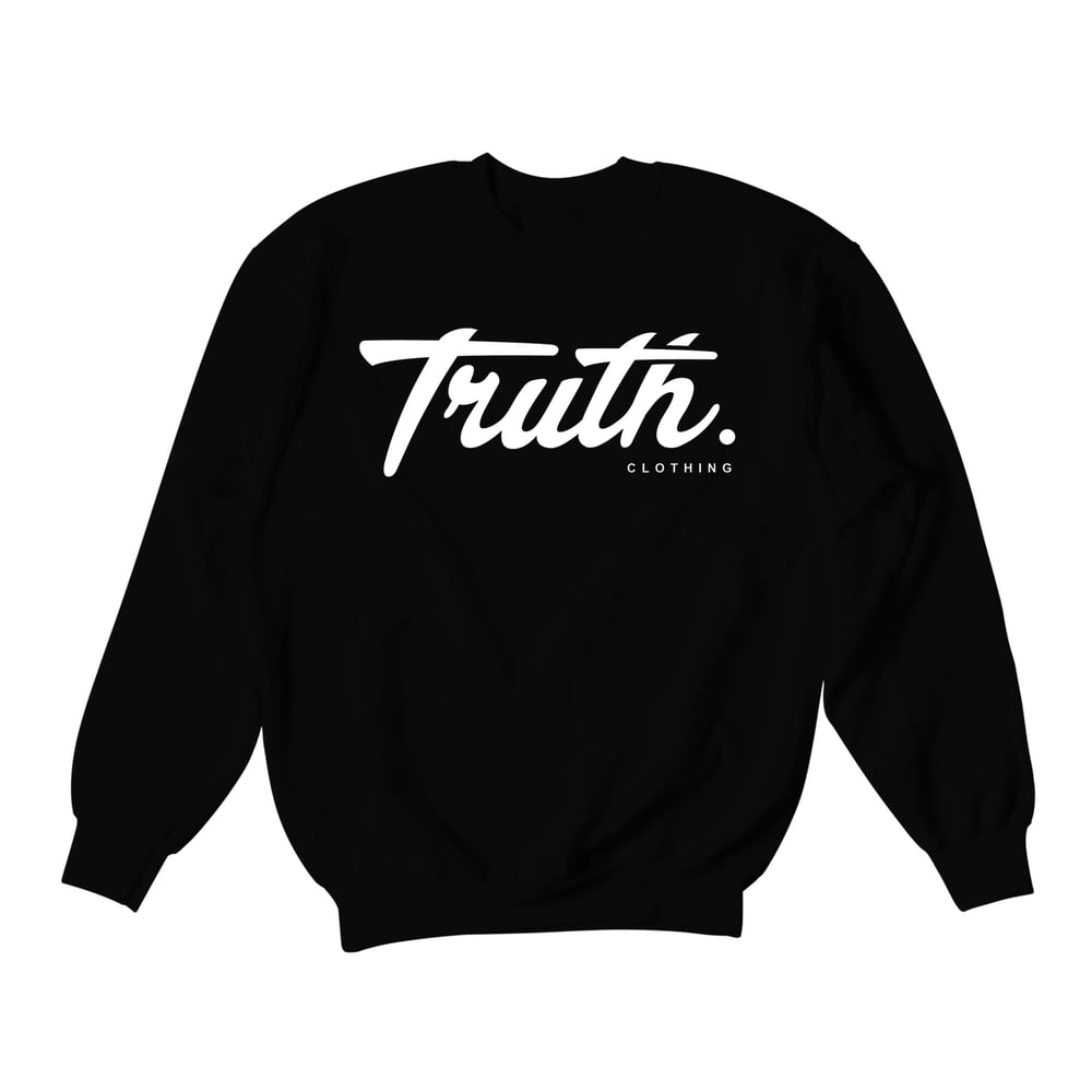 "Classic Truth" Crewneck | Black/White